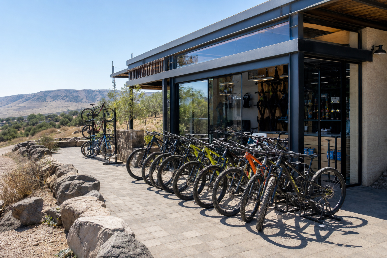 Golan Bike shop in Katzrin