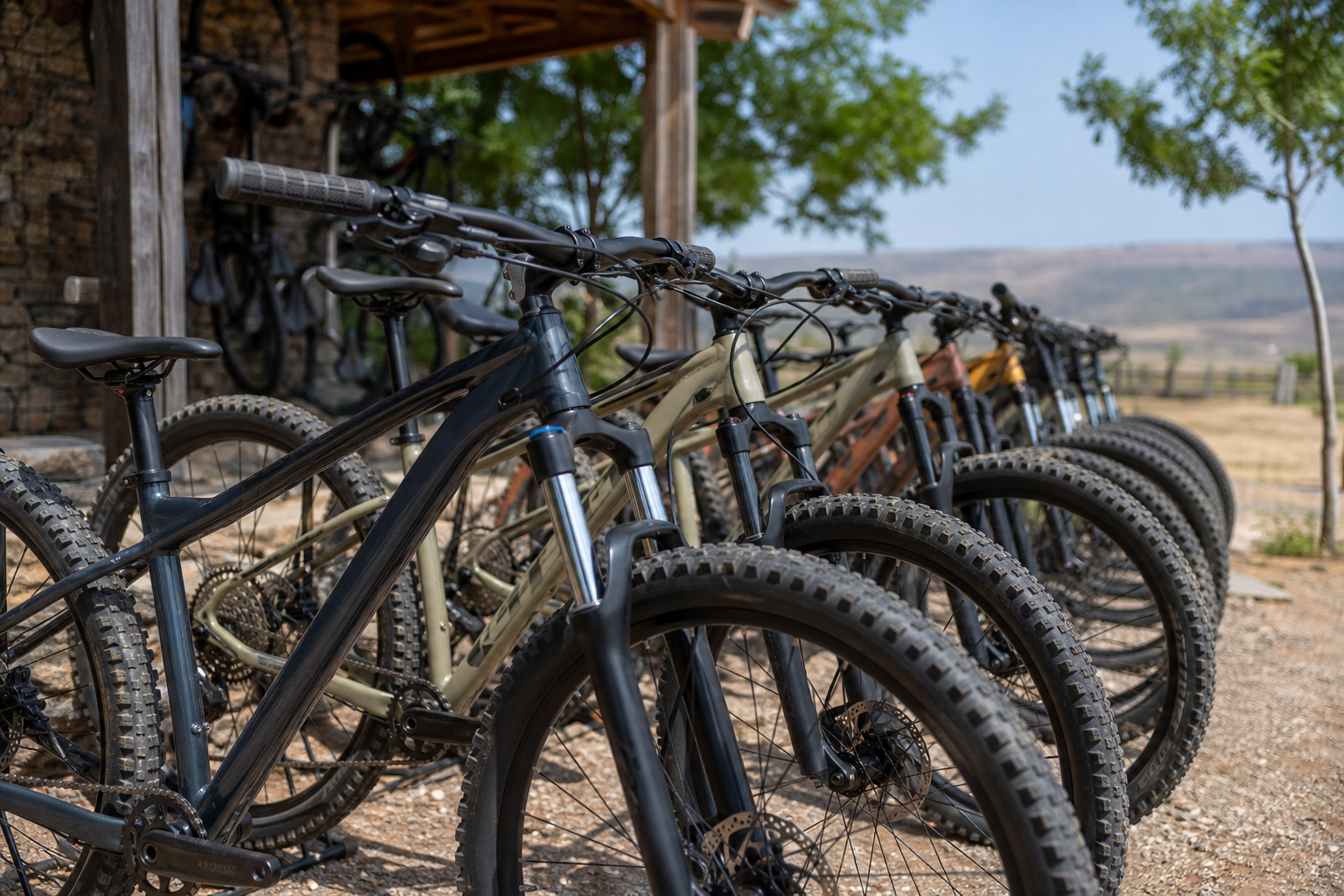 Hardtail mountain bike fleet